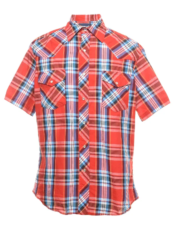 Wrangler Checked Western Shirt - M