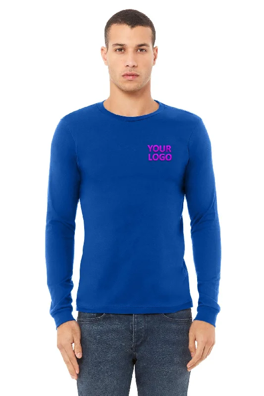 Bella Canvas Unisex Jersey Long Sleeve T-Shirt, True Royal