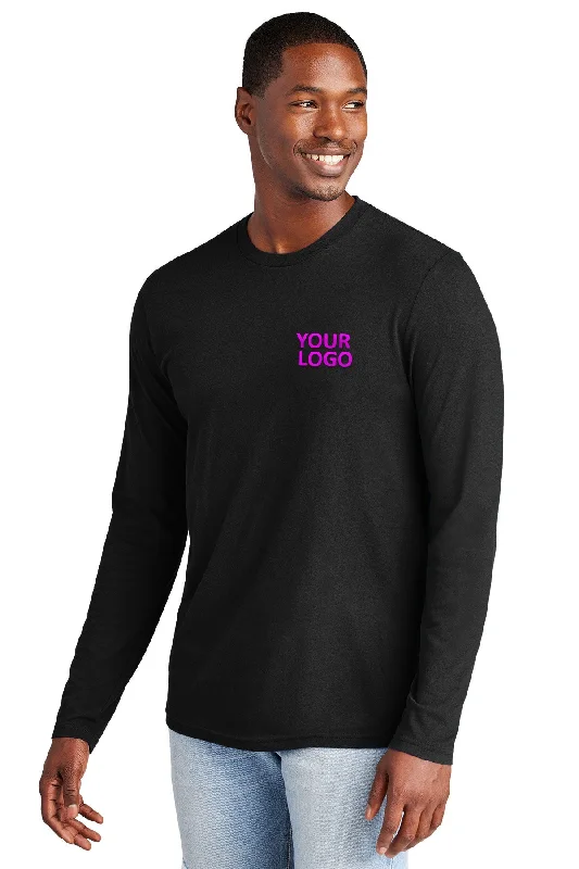 District Young Mens Very Important Long Sleeve Tee's, Black