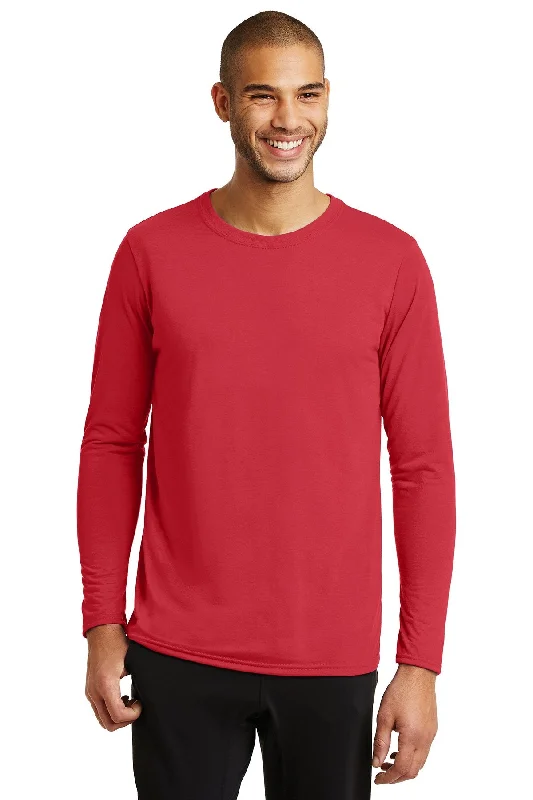 Gildan Performance Long Sleeve T Shirt Red