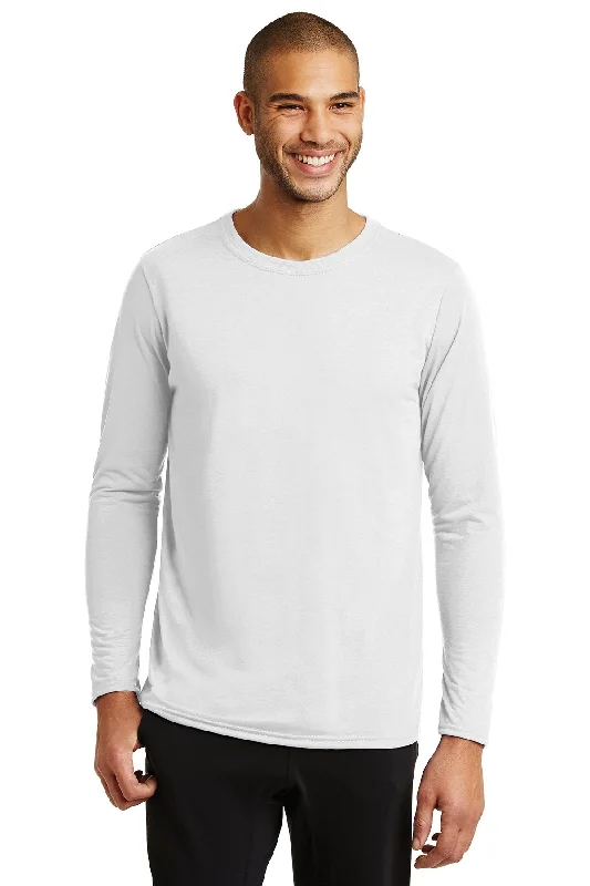 Gildan Performance Long Sleeve T Shirt White