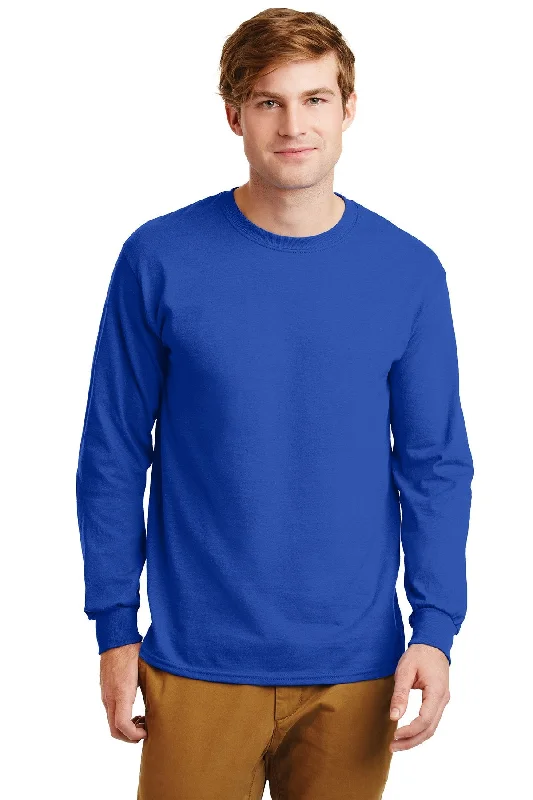 Gildan Ultra Cotton Long Sleeve T Shirt Royal