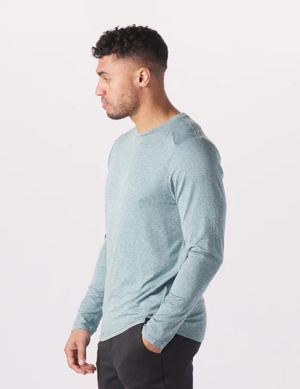 Salton Long Sleeve: Lagoon Heather