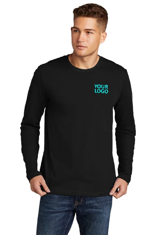 Next Level Cotton Long Sleeve Customized Tee's, Black