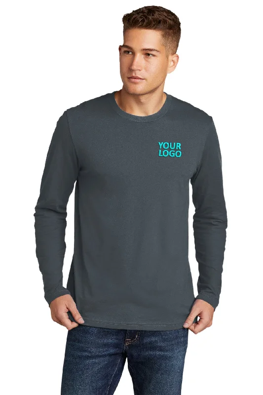 Next Level Cotton Long Sleeve Customized Tee's, Indigo