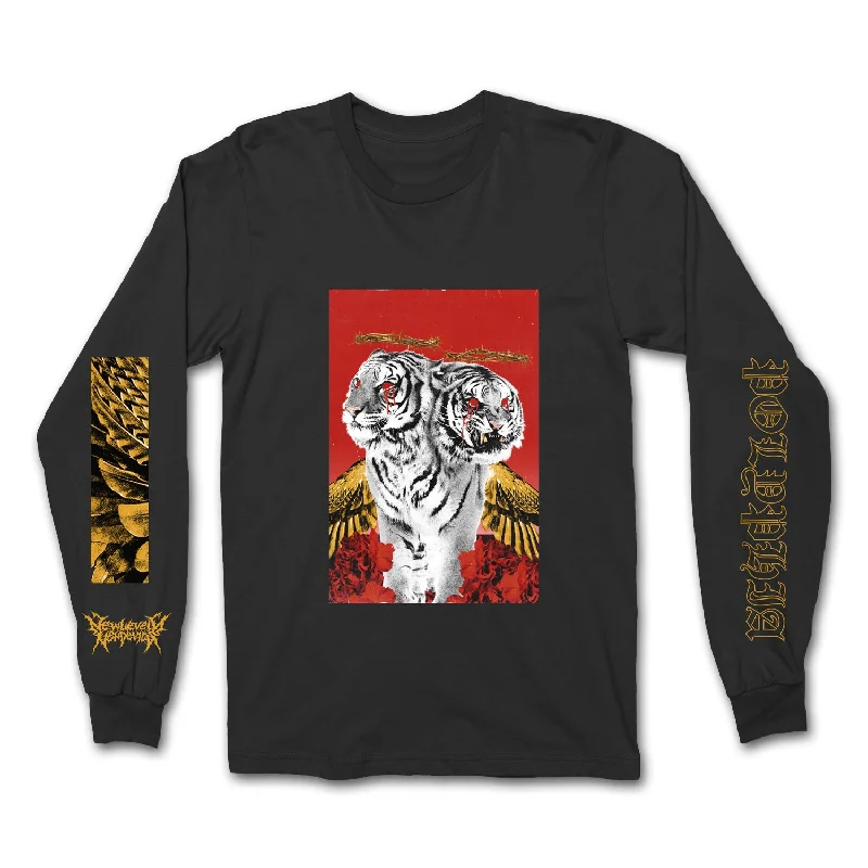 Black Tiger • Black • Long-Sleeve T-Shirt