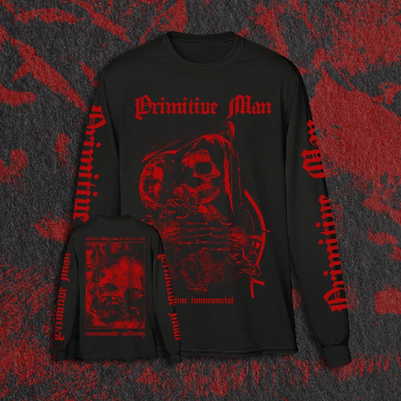 PRIMITIVE MAN "IMMEASURABLE SUFFERING" LONG SLEEVE SHIRT