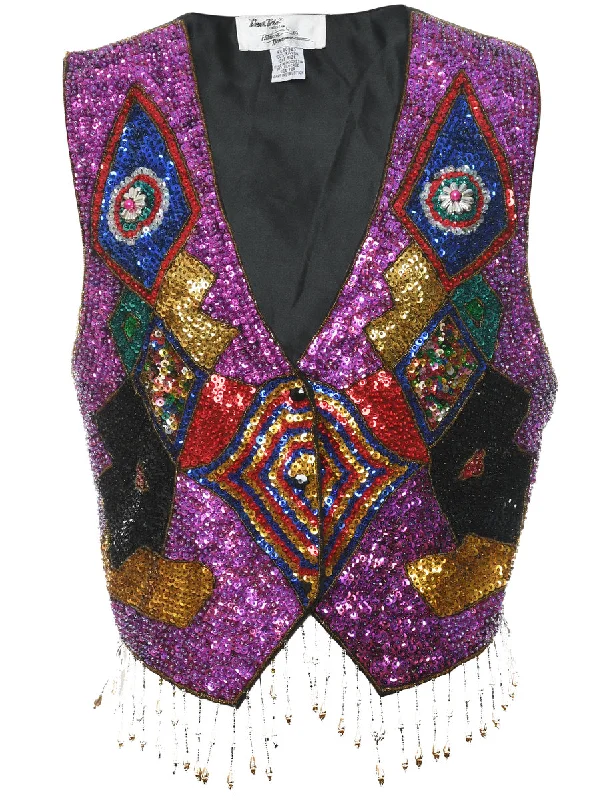 Beaded Waistcoat - L