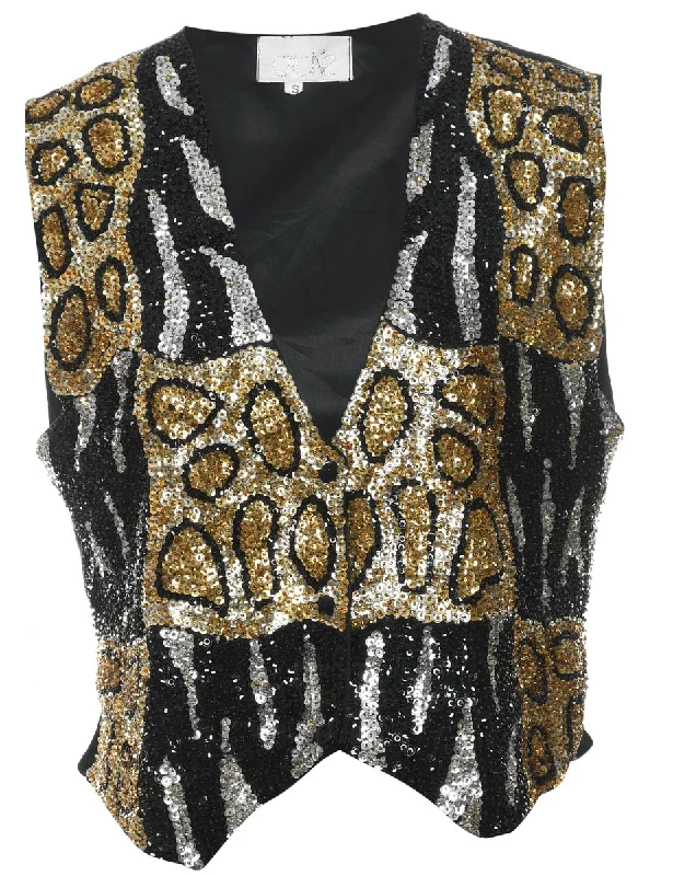 Beaded Waistcoat - S