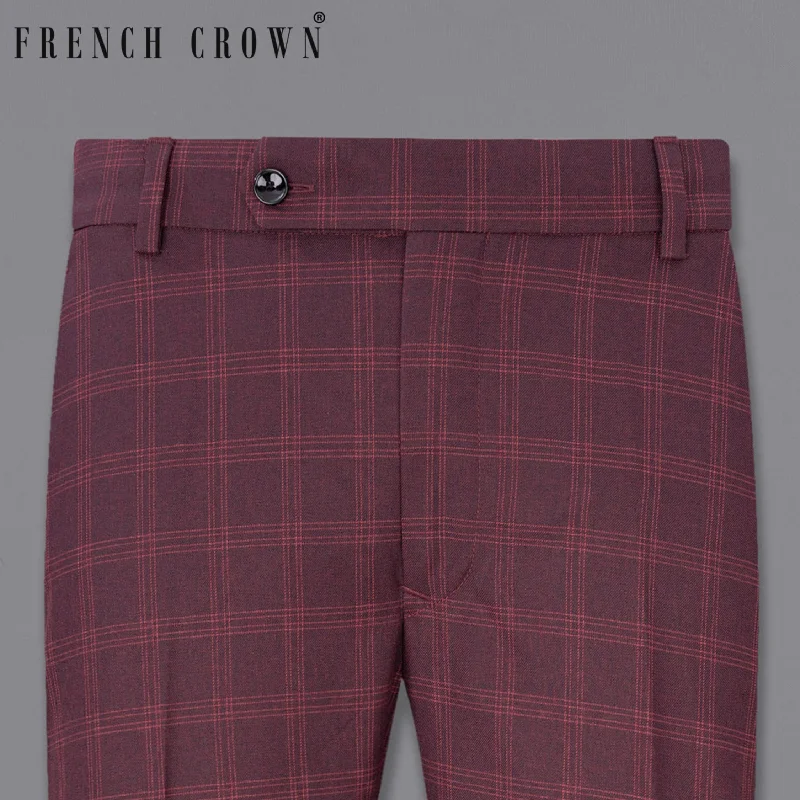 Dark Byzantium Plaid Pant