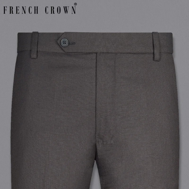 STEEL GREY SUBTLE CHECKERED PANT