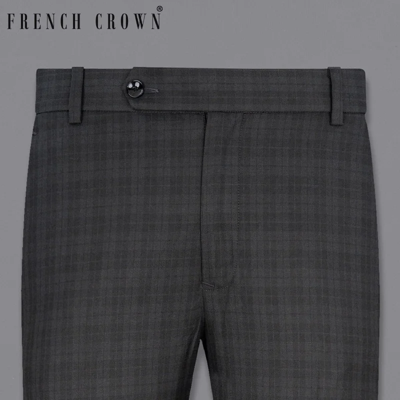 Mine Shaft Gray Plaid Pant