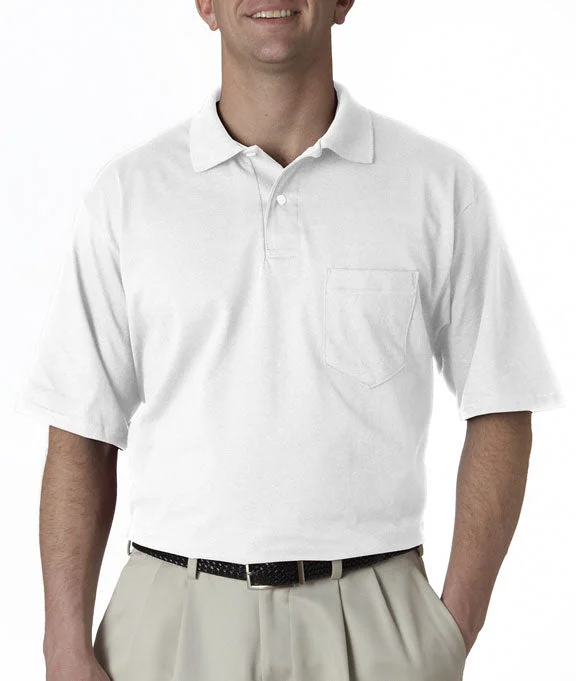 436 - Jerzees Adult SpotShield™ Jersey Pocket Polo Shirt