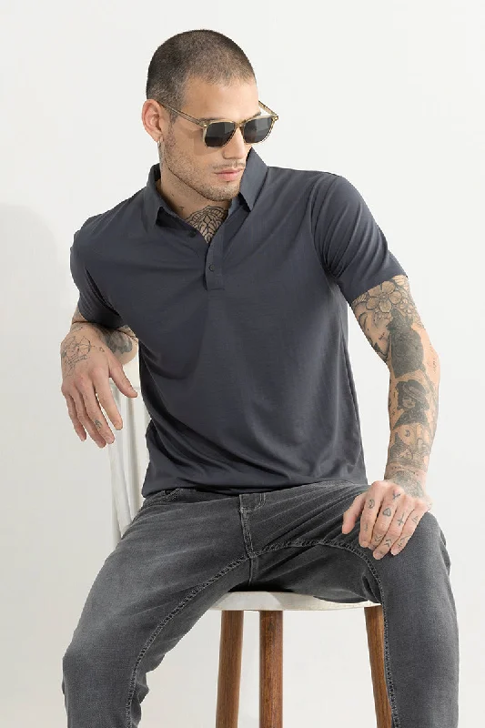 Scopic Grey Polo T-Shirt