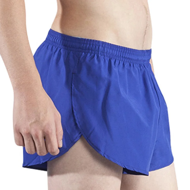 Men's Solid 1" Elite Split Shorts - Royal