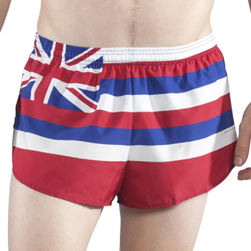 Men's Flag 1" Elite Split Shorts [G-I] - Hawaii