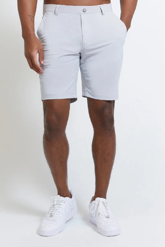 Hanover Pull-On Short in Glacier Gray