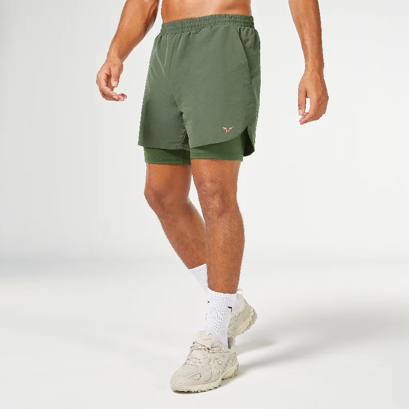 LAB360° TDry™ 2-in-1 Shorts - Climbing Ivy