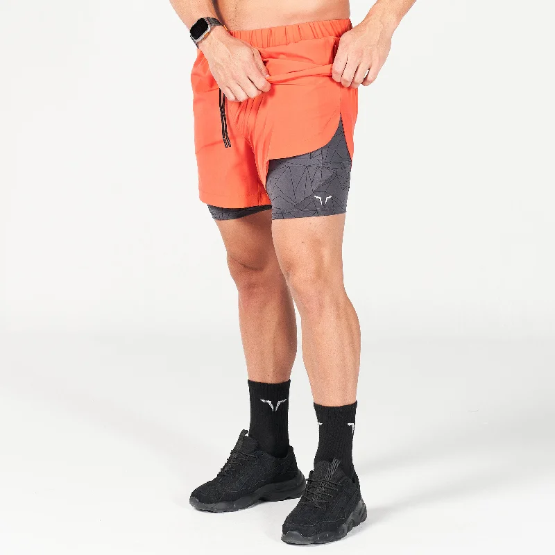 Limitless 2-in-1 5'' Shorts - Paprika