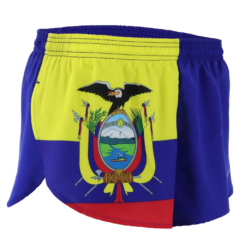 Men's Flag 1" Elite Split Shorts [D-F] - Ecuador