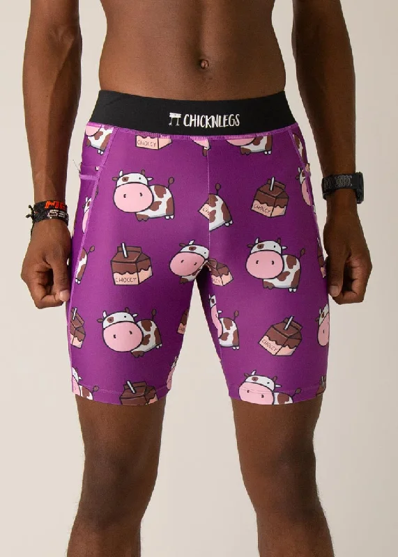 Men's Choccy Cows 8" Half Tights