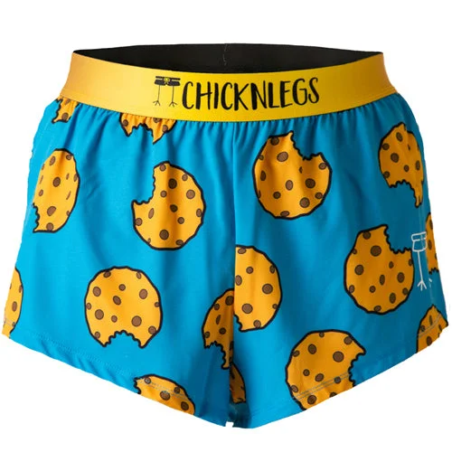 Men's Chocolate Chip Cookies 2" Split Shorts