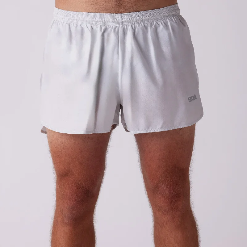 Men's Solid 3" Half Split Shorts - Vintage White