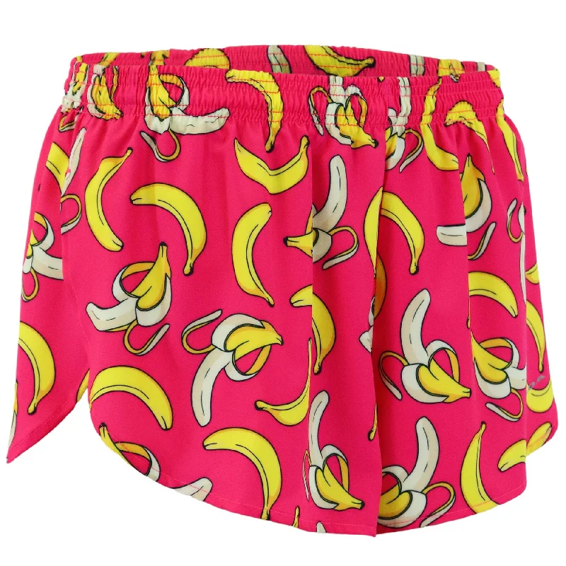 Men's Printed 1" Elite Split Shorts - Gone Bananas