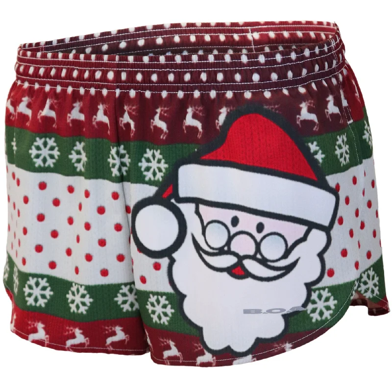 Men's Printed 1" Elite Split Shorts - Ugly Sweater