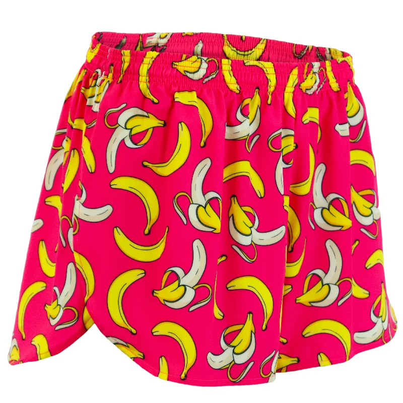 Men's Printed 3" Half Split Shorts - Gone Bananas