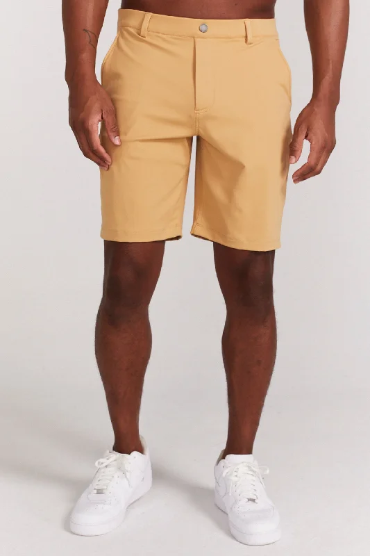 Varick Pull-On Short in Cappuccino